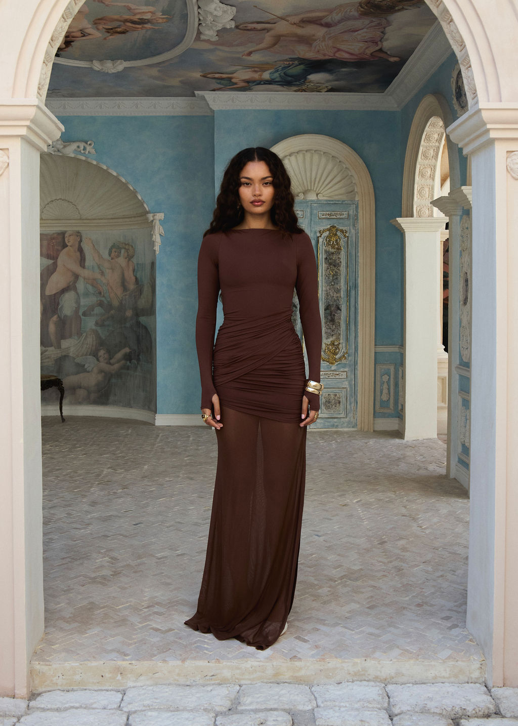 AMARA Dress - Chocolate