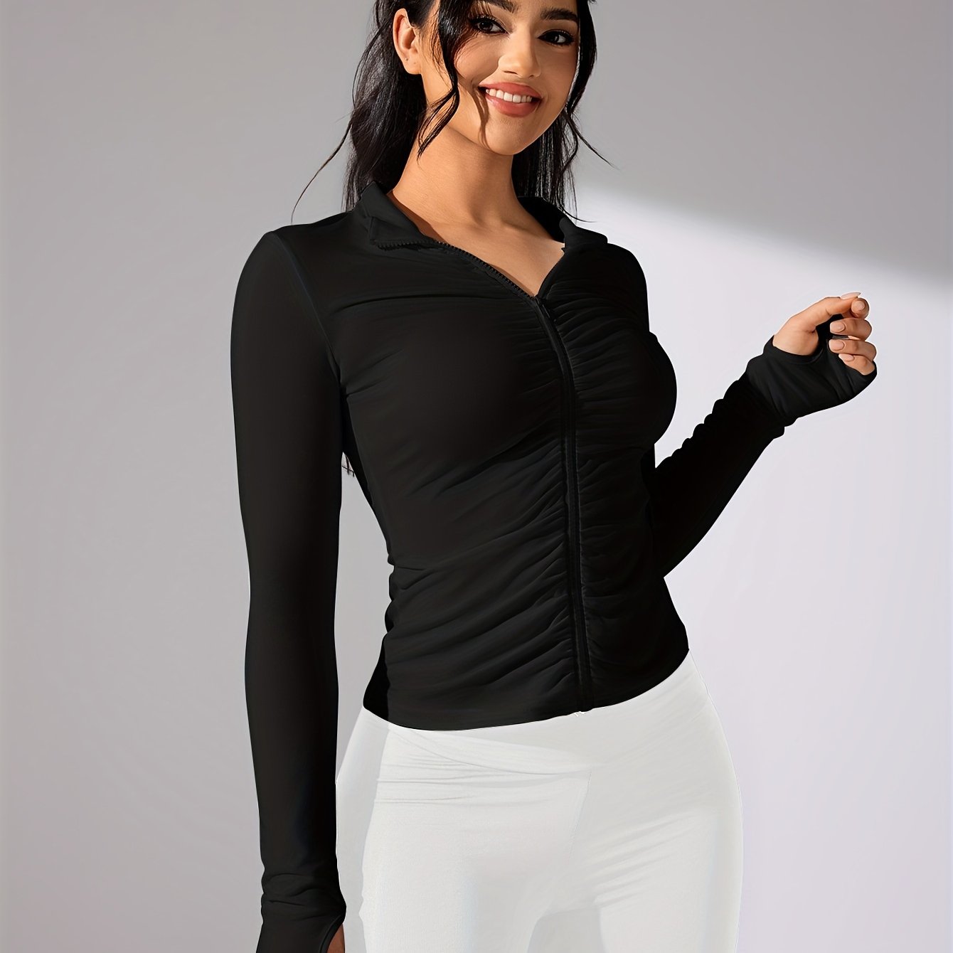 WILMA | Dámská ležérní sportovní bunda s dlouhým rukávem