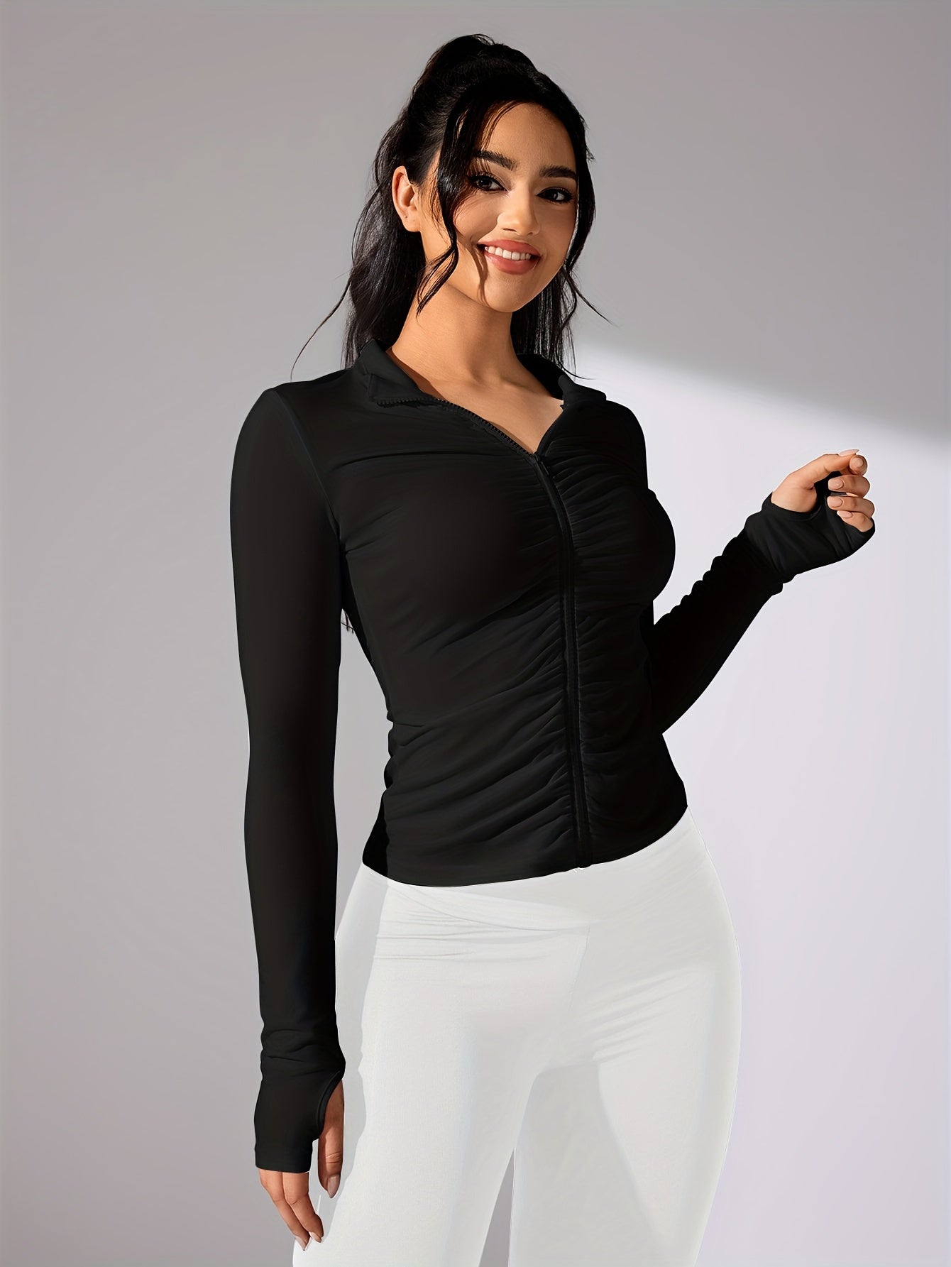 WILMA | Dámská ležérní sportovní bunda s dlouhým rukávem