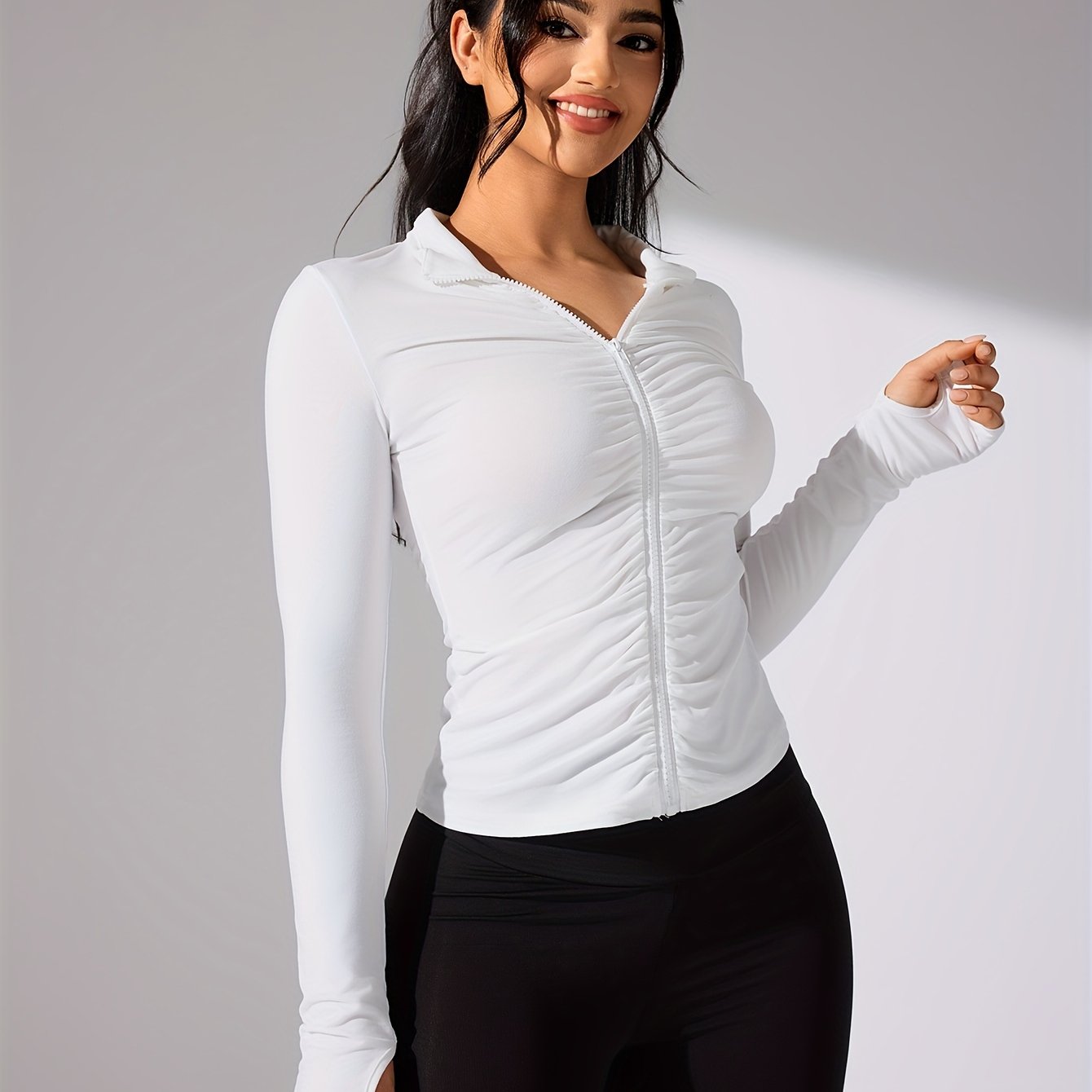 WILMA | Dámská ležérní sportovní bunda s dlouhým rukávem