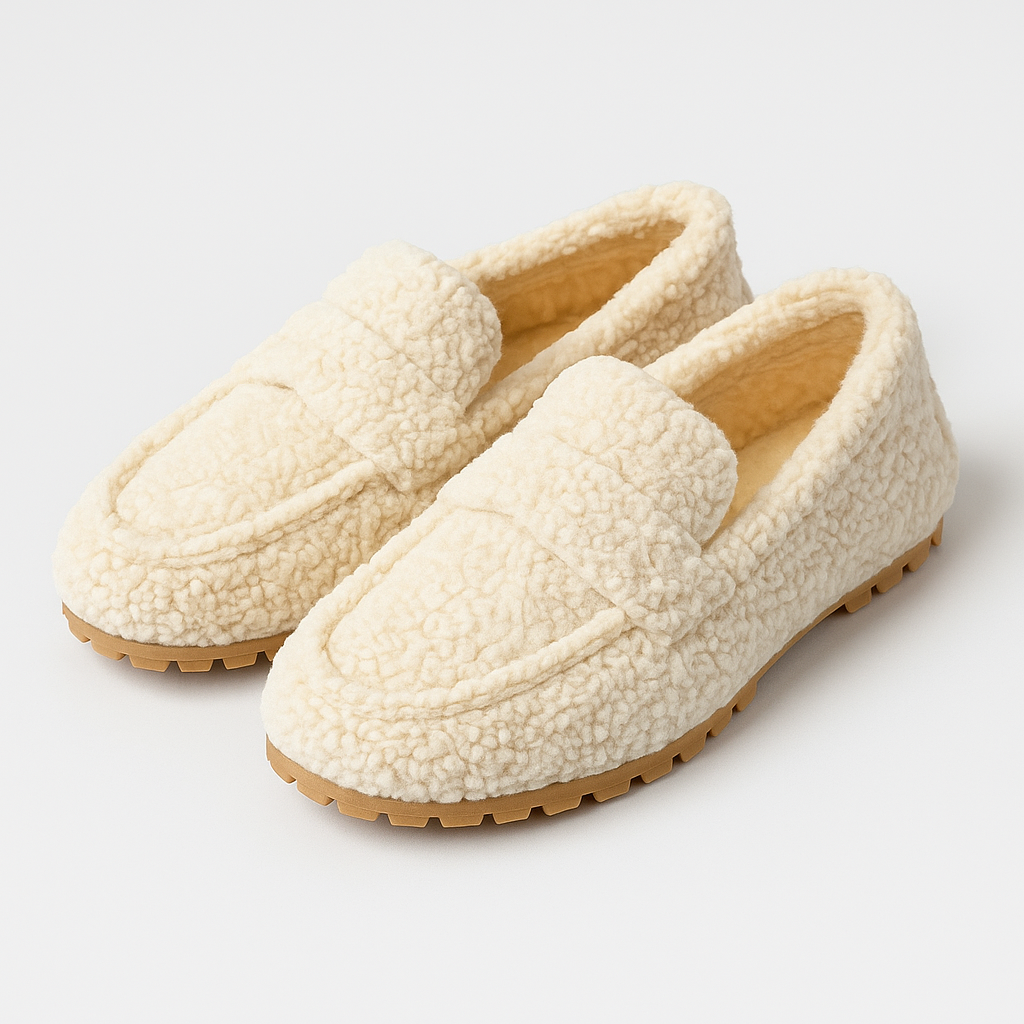 Luxury Wool-Lined Loafers