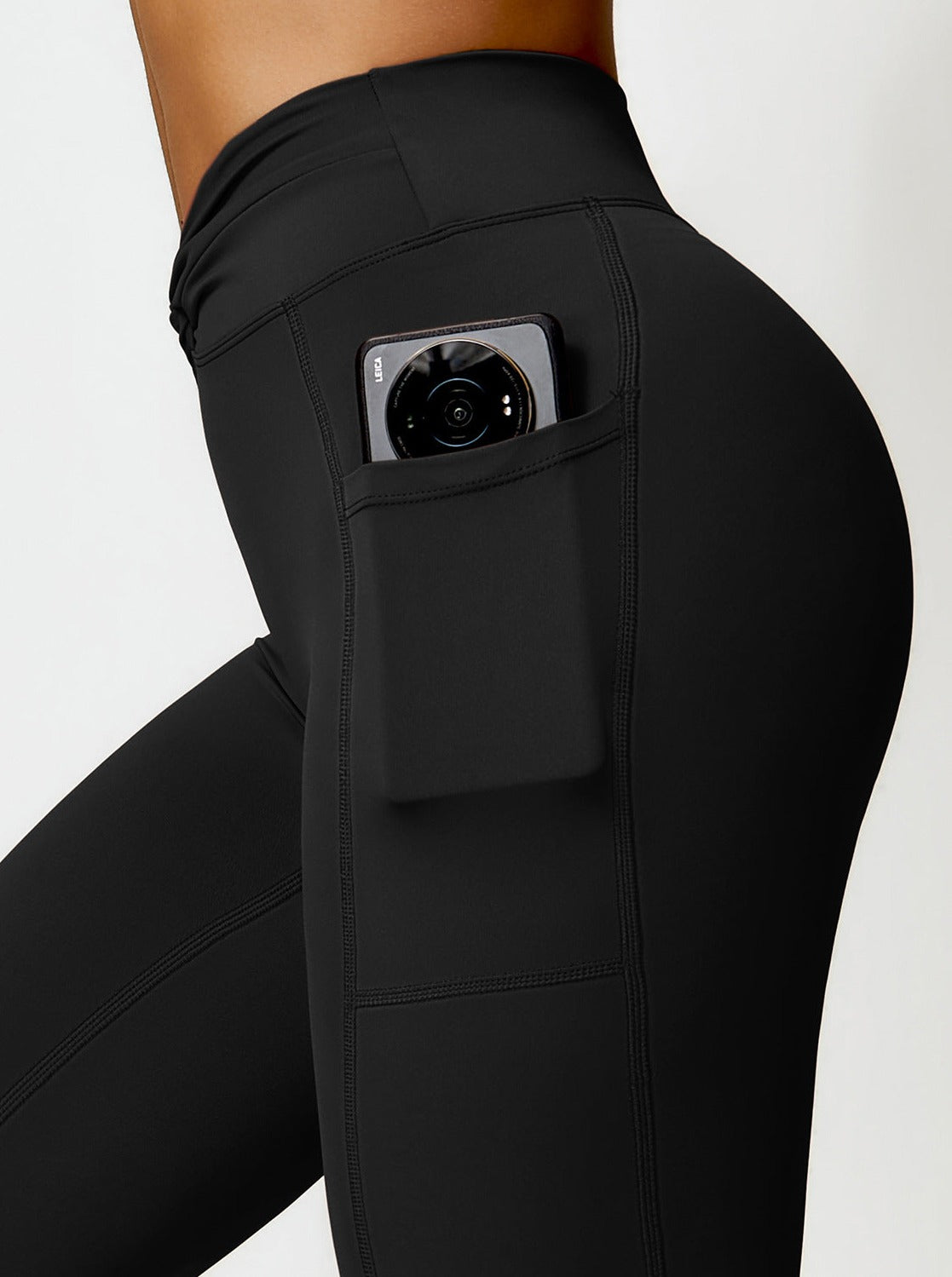 Elena | Bootcut legíny s vysokým pasem s taschenem