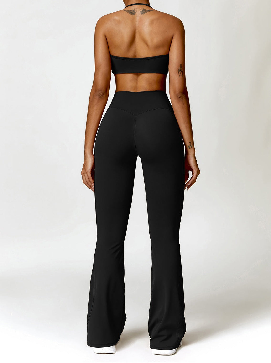 Elena | Bootcut legíny s vysokým pasem s taschenem