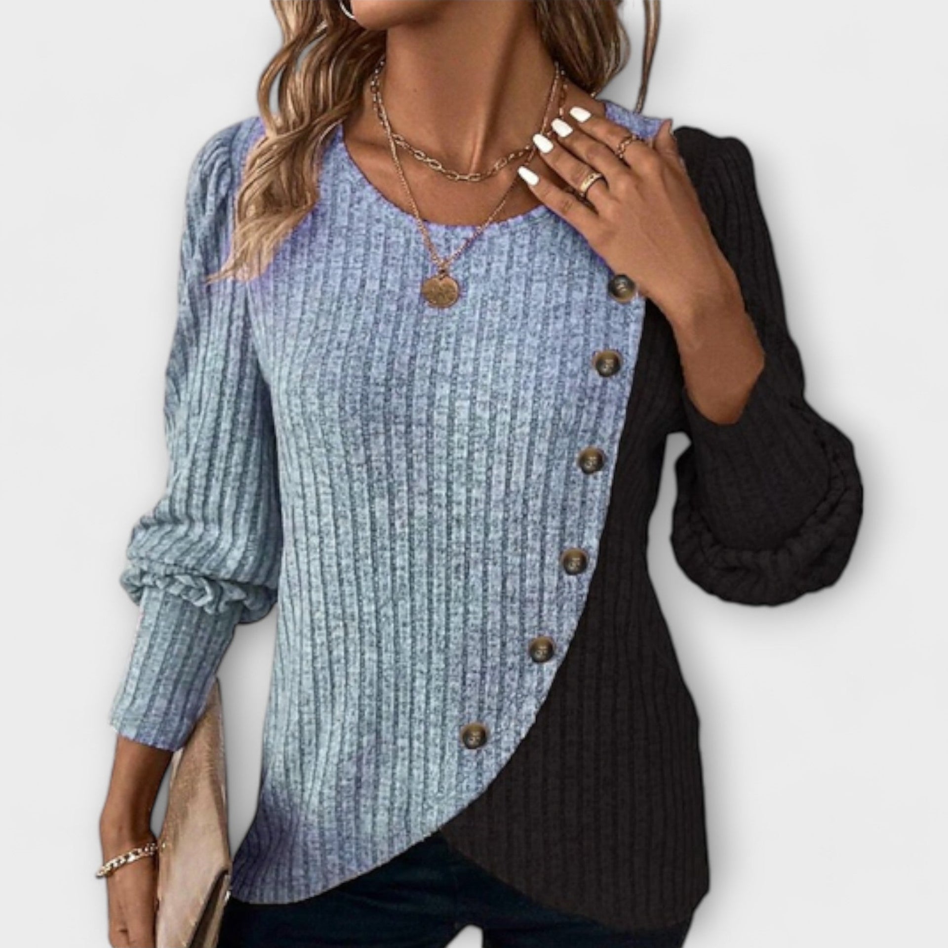 Naoomie| Elegant Knitted Blouse
