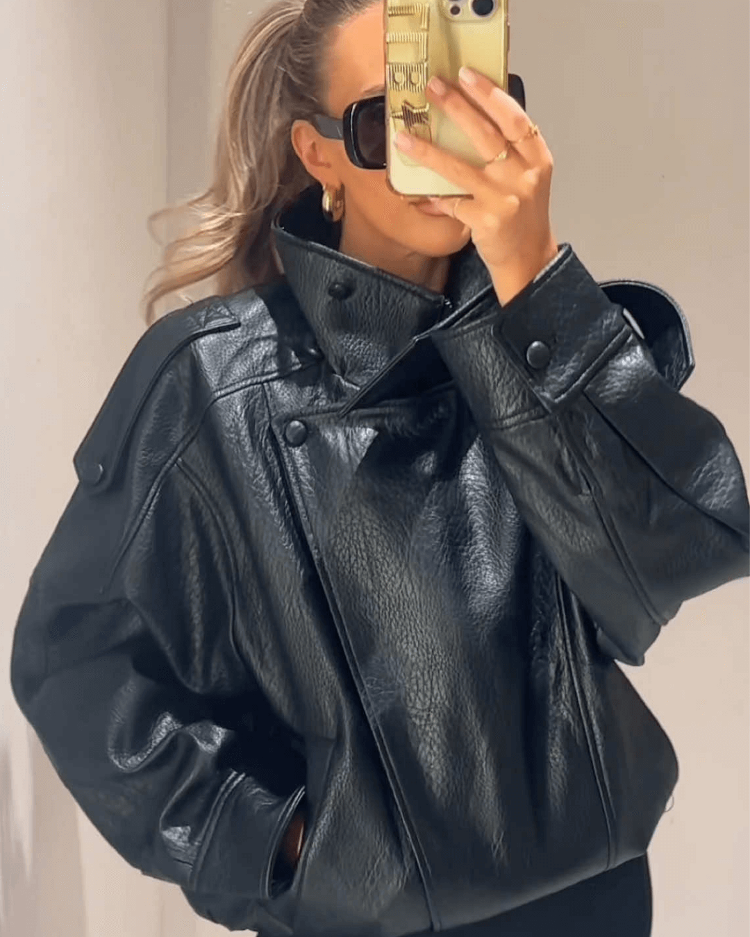Carla Leather Jacket for Women