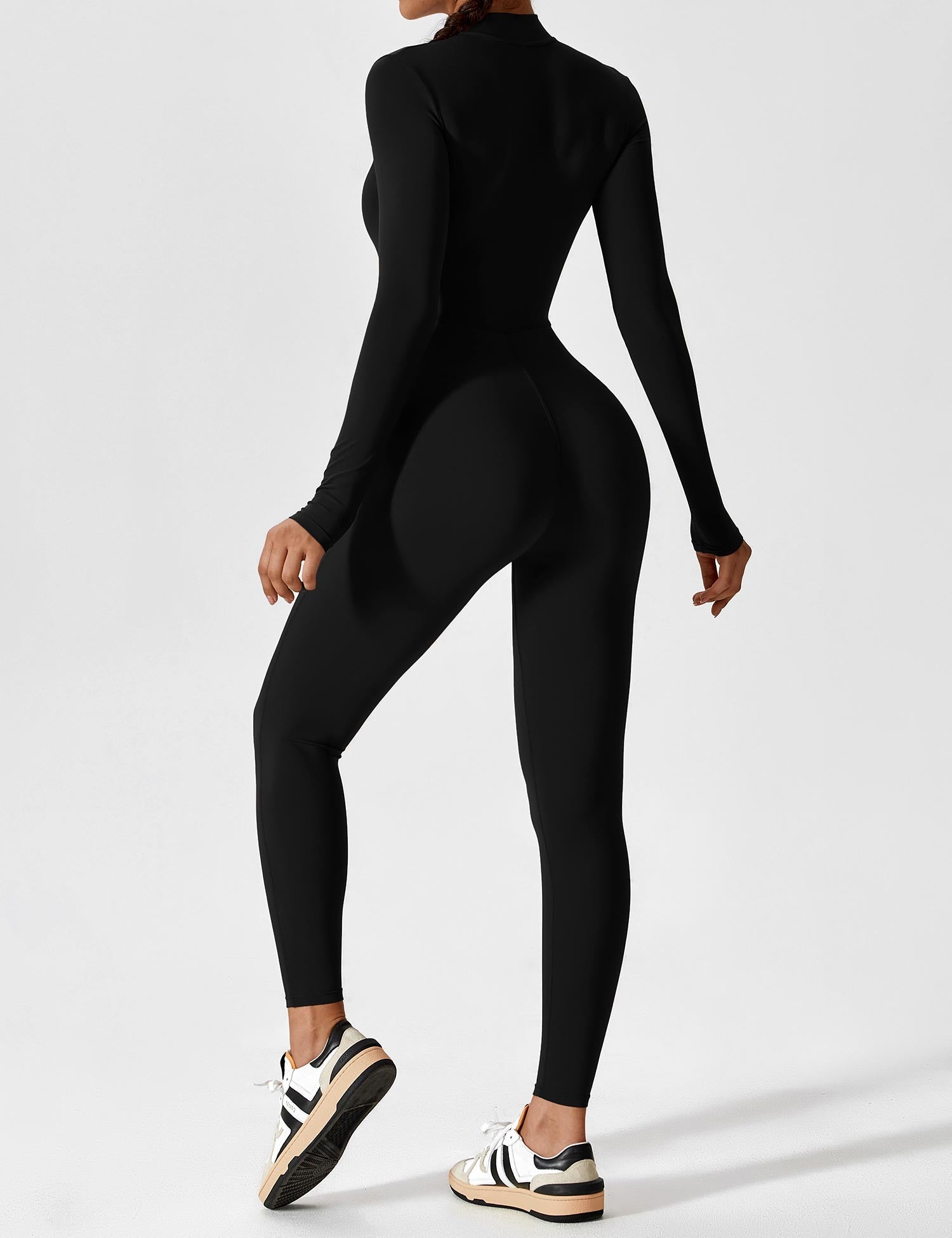Long-Sleeve Performance Jumpsuit